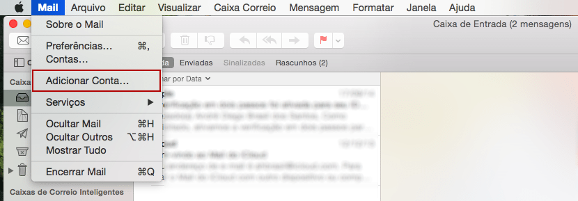 Como adicionar e configurar e-mail do Yahoo no Mac