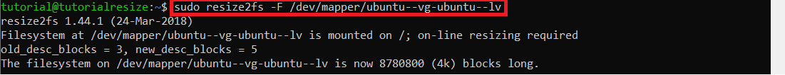 aumentar partição de Disco no Ubuntu