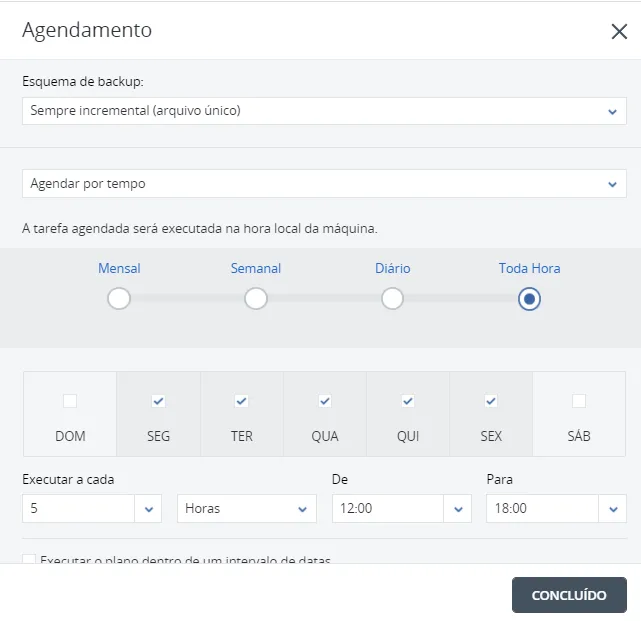 backup automatico