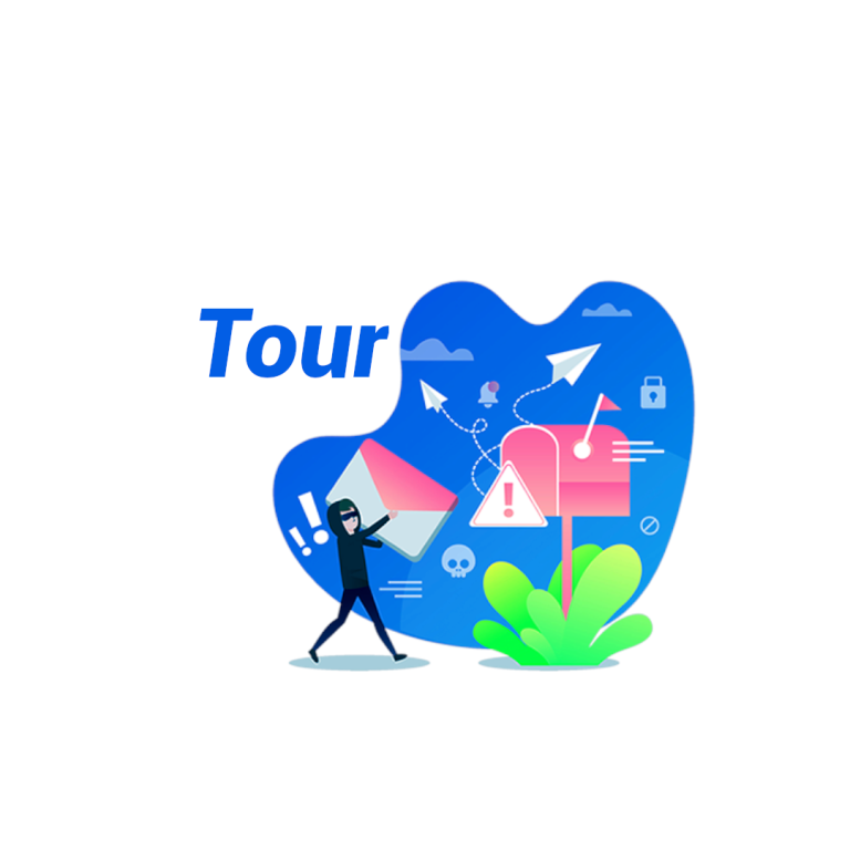 Tour pelo painel antispam cloud