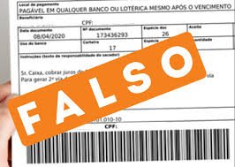 boleto falso