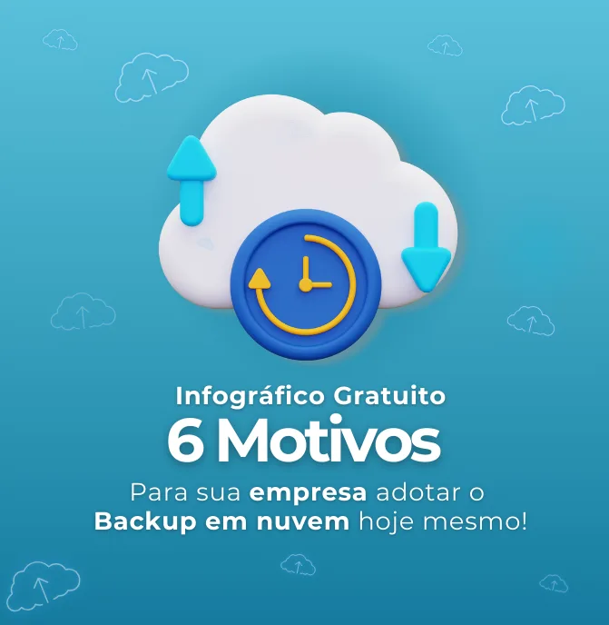 Infográfico - 6 Motivos para sua empresa adotar o backup em nuvem