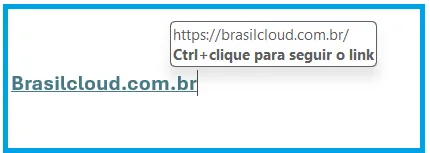 Link para passar o mouse