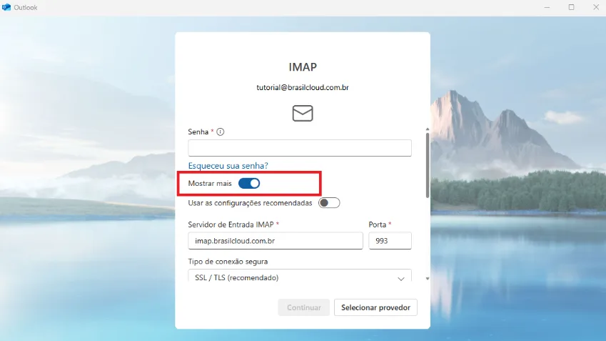 Como configurar conta de e-mail no Novo Outlook (New Outlook)
